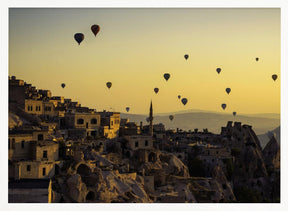 Sunrise over Cappadocia Poster