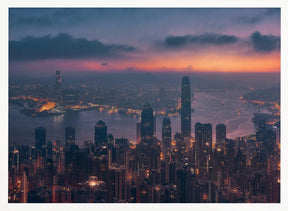 Sunrising Hong Kong Poster