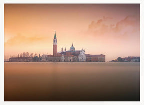 Venice pink sunrise Poster