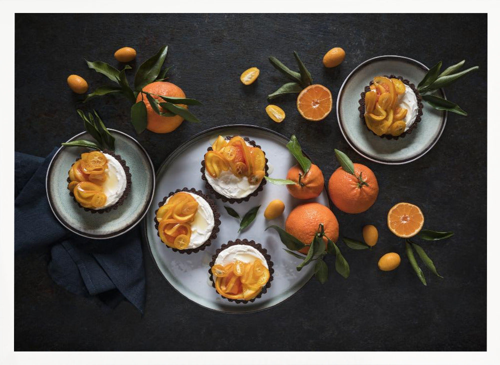 Citrus tartlets Poster