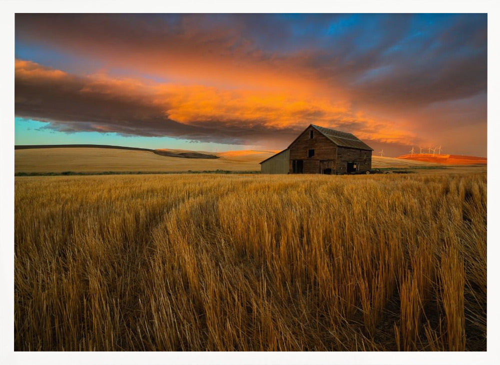 Storm over Palouse Poster