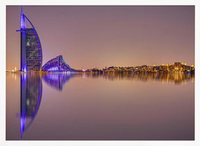 Burj Al Arab Reflections Poster