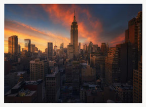 Rooftop, New York Poster