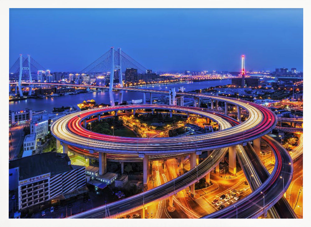 Shanghai Nanpu Bridge Poster