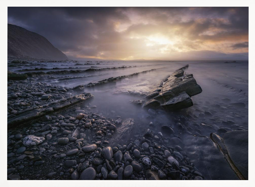 Barrika sunset Poster