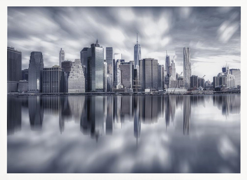 Manhattan Reflection Poster