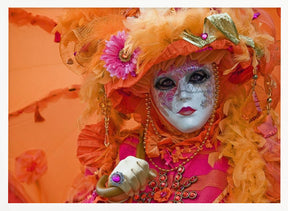 Carnival in Orange Poster