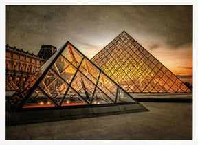 Paris Le Louvre Poster