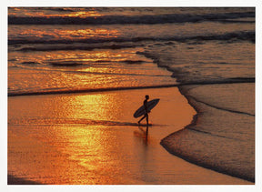 The Sunset Surfer Poster