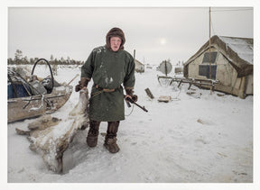 Semjon is getting ready to hunt wolves Poster