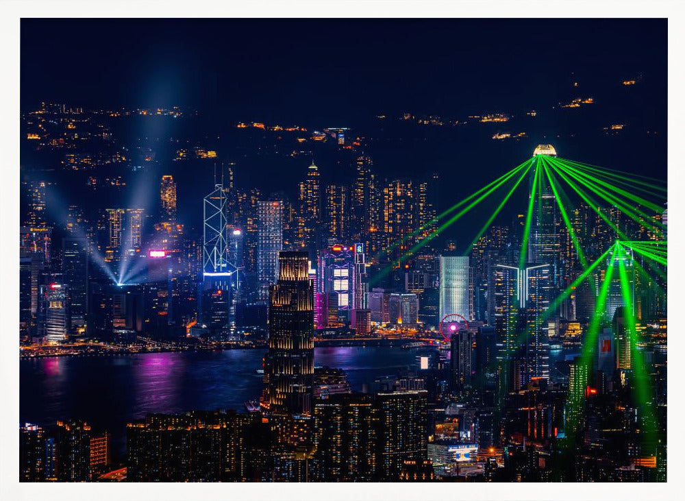 Victoria Harbour Light Show Poster