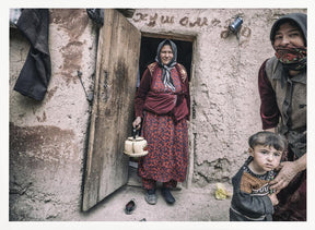 Tajik women / Darachtysurch settlement Poster