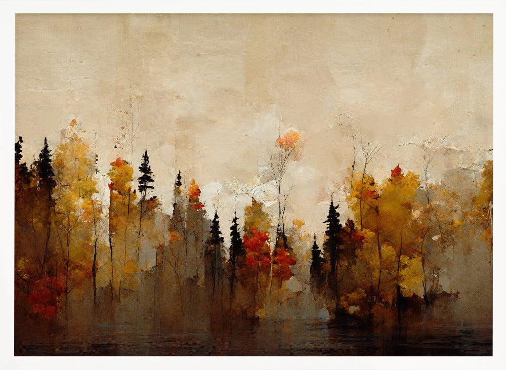 A Forest In Autumn Poster