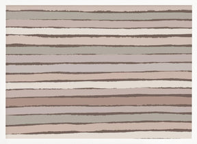 Pastel Stripes PAttern Poster