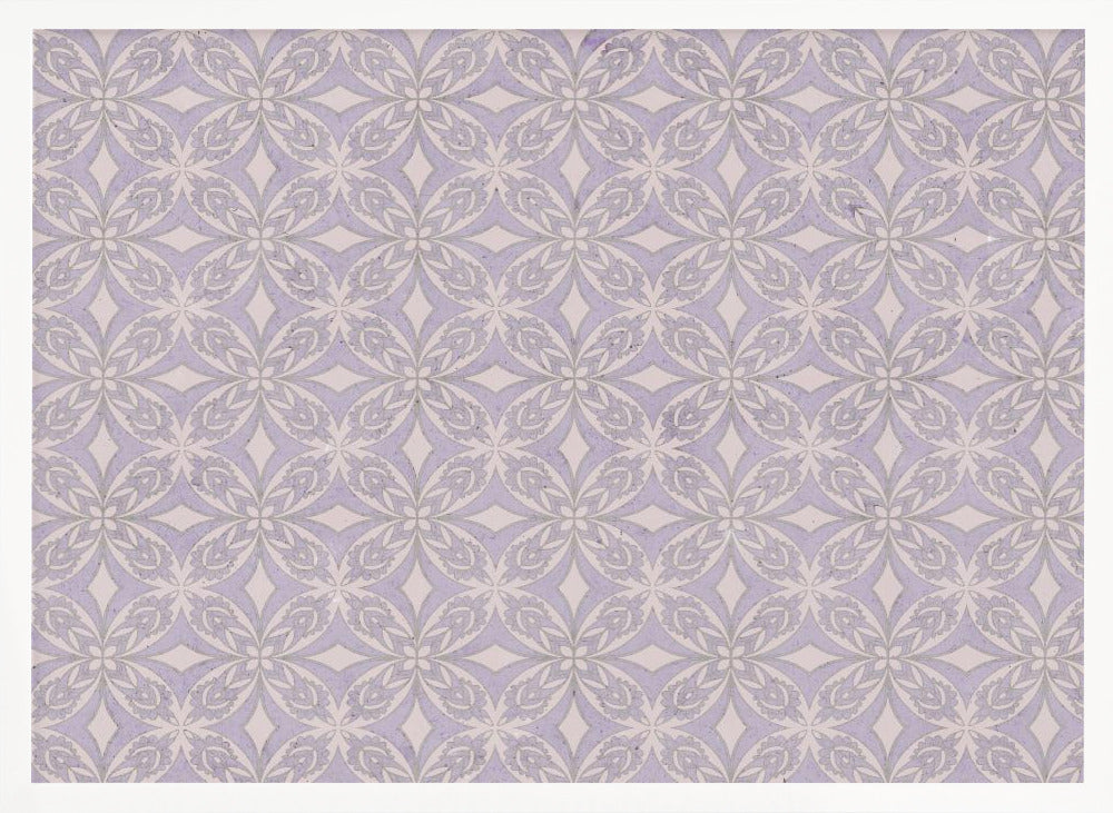 Purple Tiles Pattern Poster