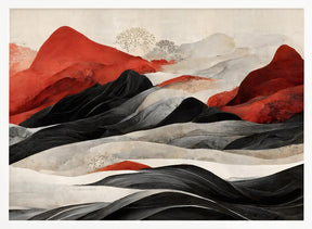 Red Mountains Poster