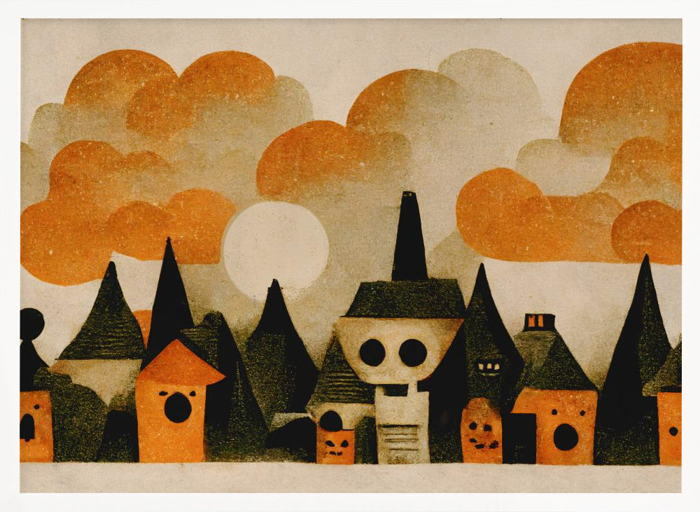 Spooky Wooky Village Poster