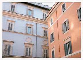 Trastevere in Lilac and Pink Poster