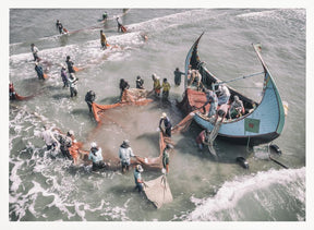 Fishermen on Cox's Bazar Poster