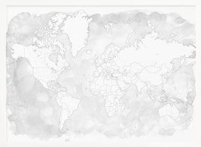 Xandi world map Poster