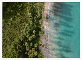 Green Beach from Above 2 Poster