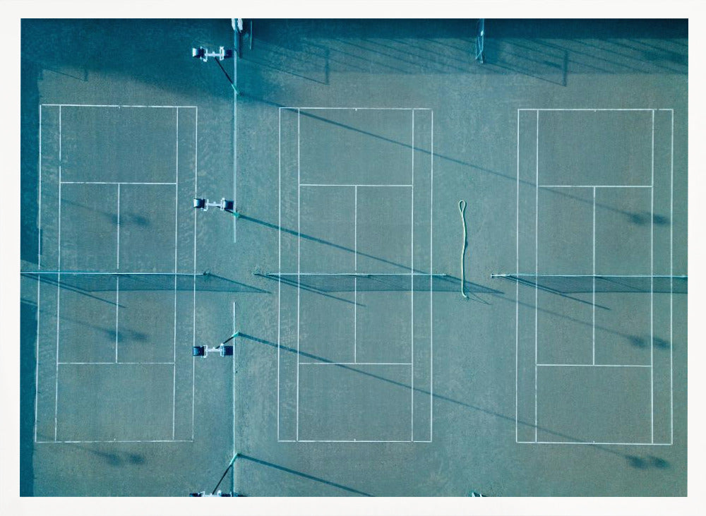 Tennis Court Geen 1 Poster