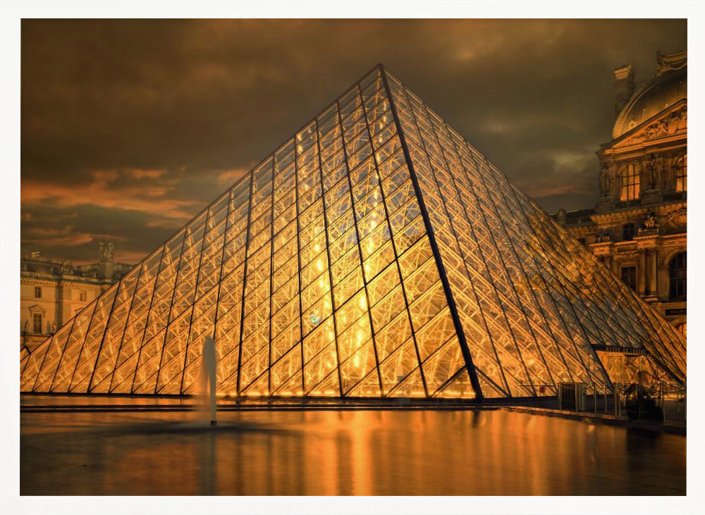 Paris Le Louvre Poster