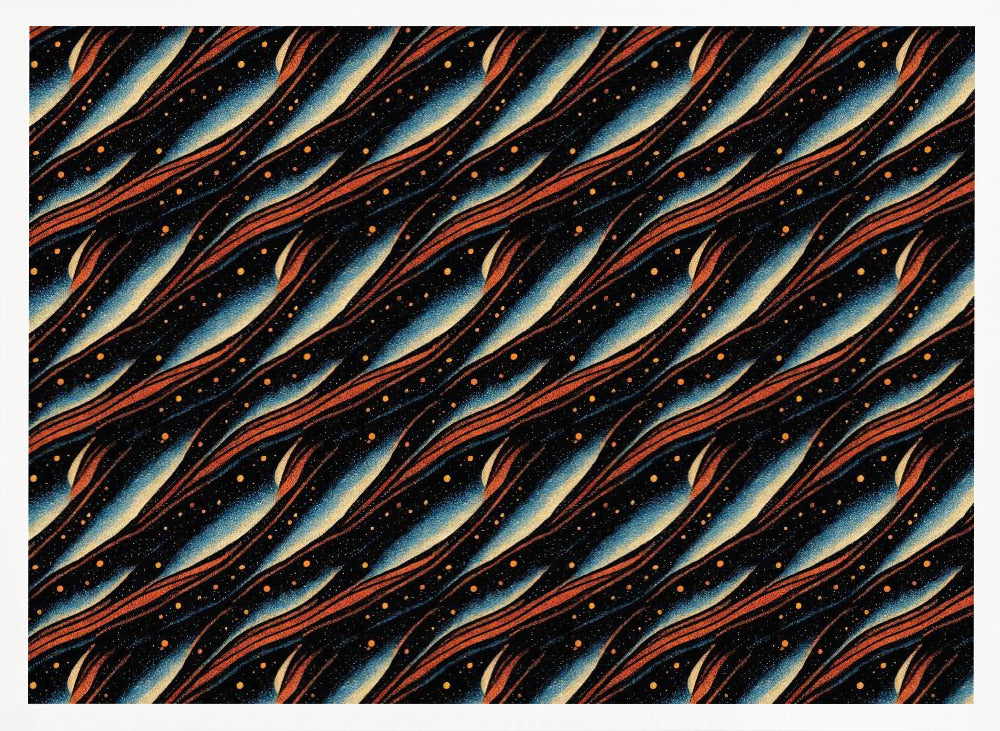 Space Pattern Poster