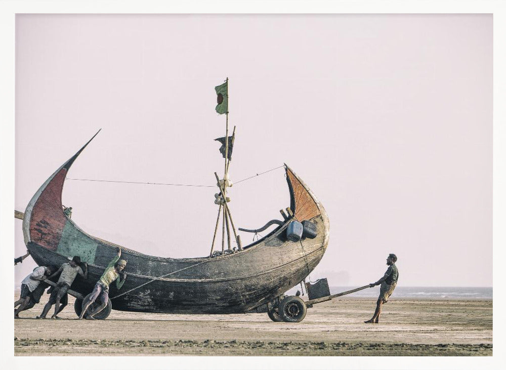 Barge Haulers on the Cox's Bazar Poster