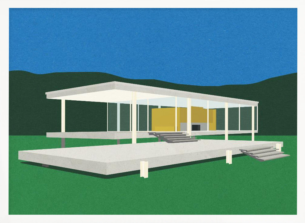 Ludwig Mies Van Der Rohe Farnsworth House Poster