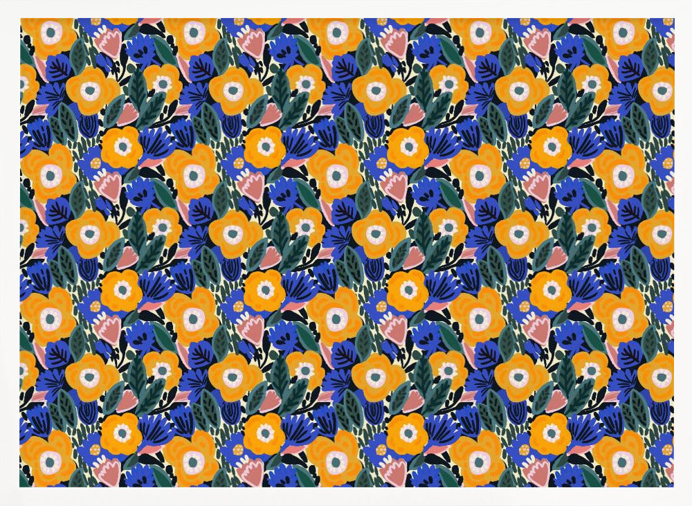 Pattern 176 Square Poster