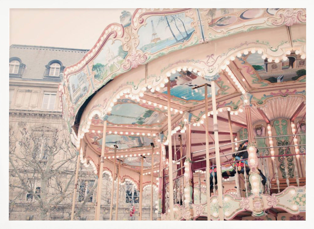 Paris Carousel Poster