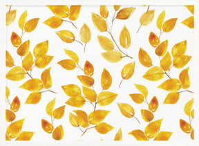 Curvy leaves Poster