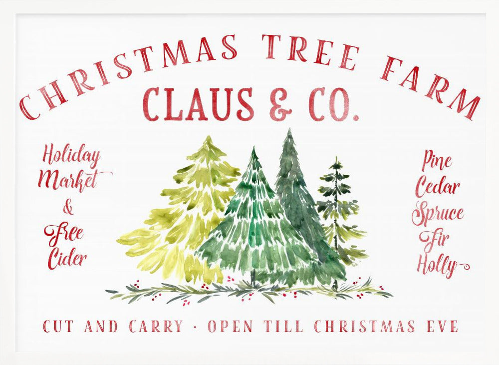 Christmas tree farm (1) Poster