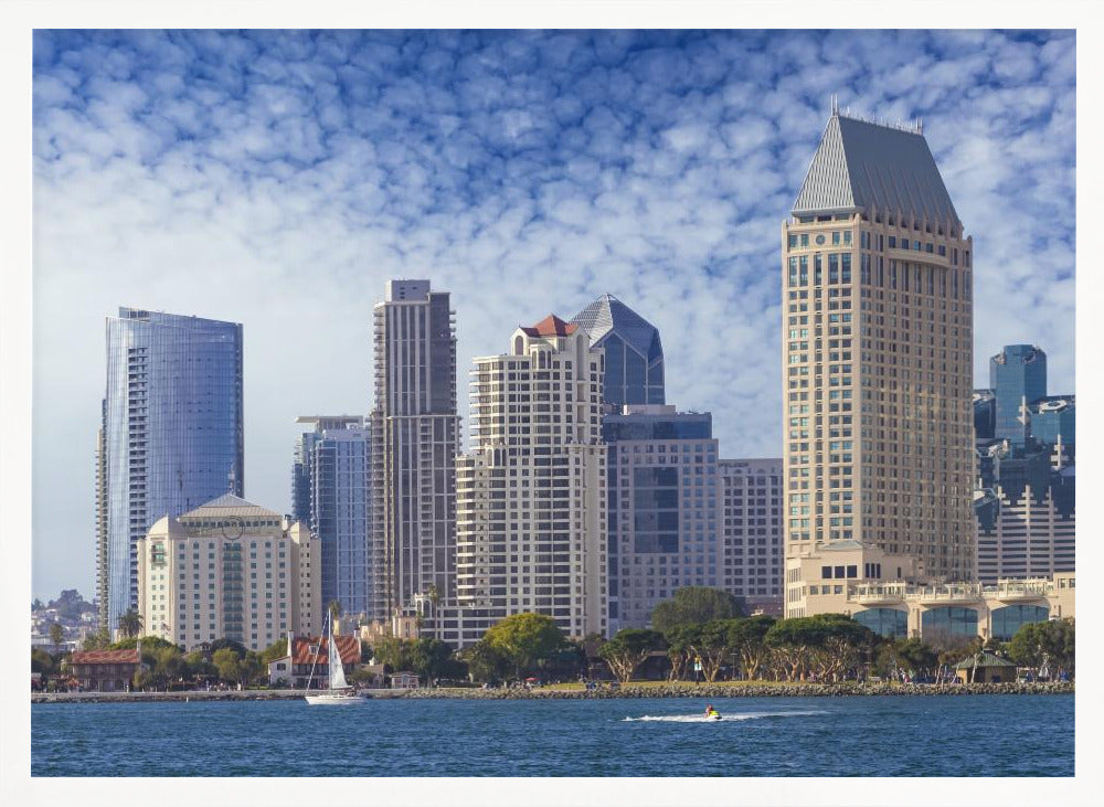 SAN DIEGO Skyline Poster