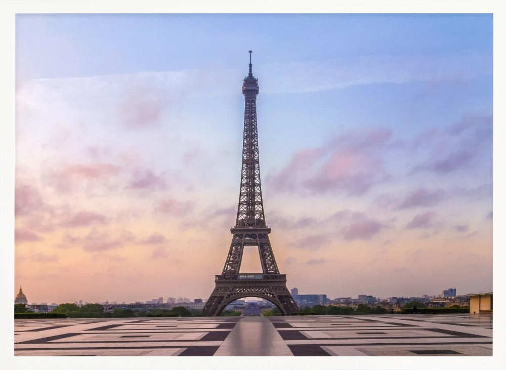 Eiffel Tower Sunrise Poster