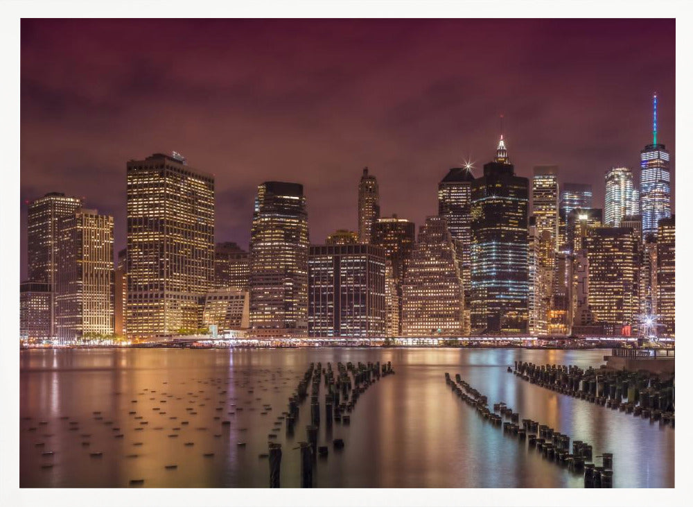 NEW YORK CITY Nightly Impressions Poster