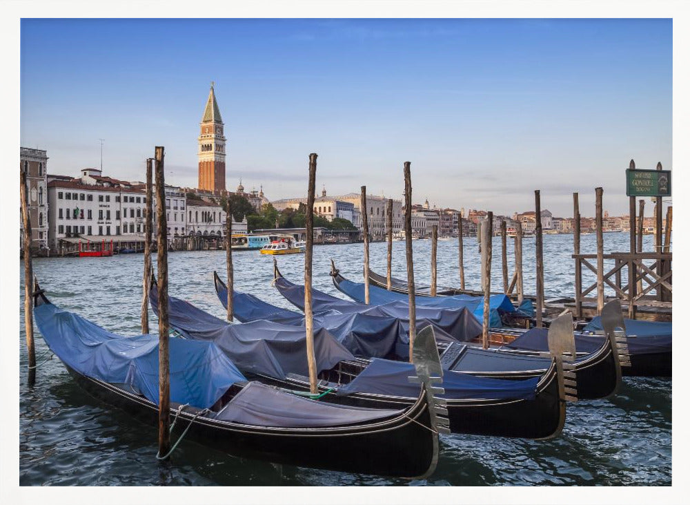 VENICE Grand Canal and St Mark&#039;s Campanile Poster