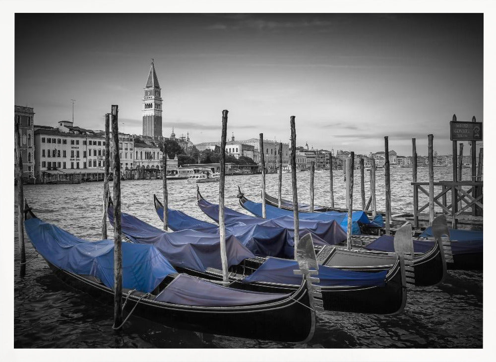 VENICE Grand Canal and St Mark&#039;s Campanile Poster