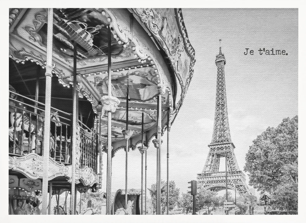 Je t’aime - Paris Poster