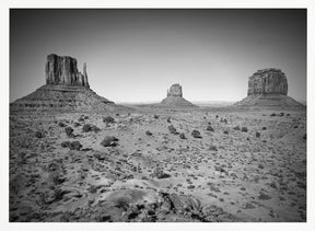 Monument Valley | Monochrome Poster