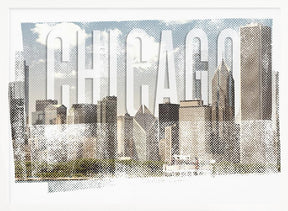 CHICAGO Skyline | Vintage Poster