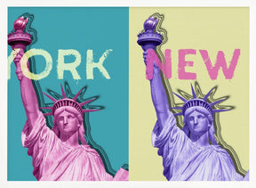 POP ART Statue of Liberty III Poster