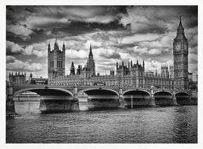 LONDON Houses of Parliament &amp; Westminster Bridge Poster