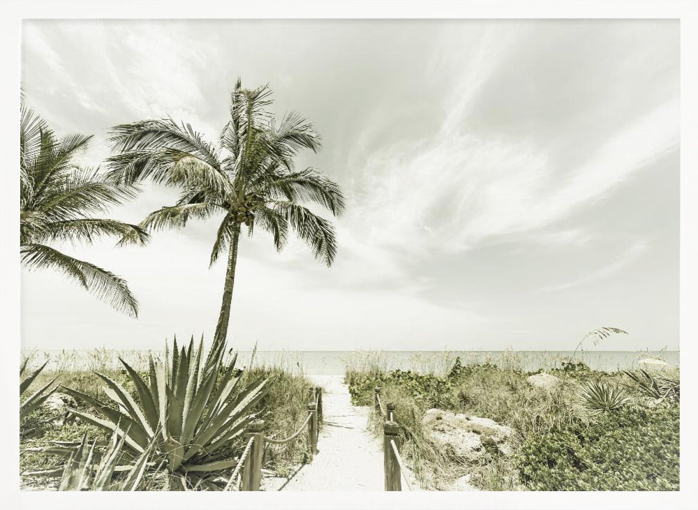 Alone at the beach Poster