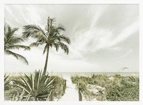 Alone at the beach Poster