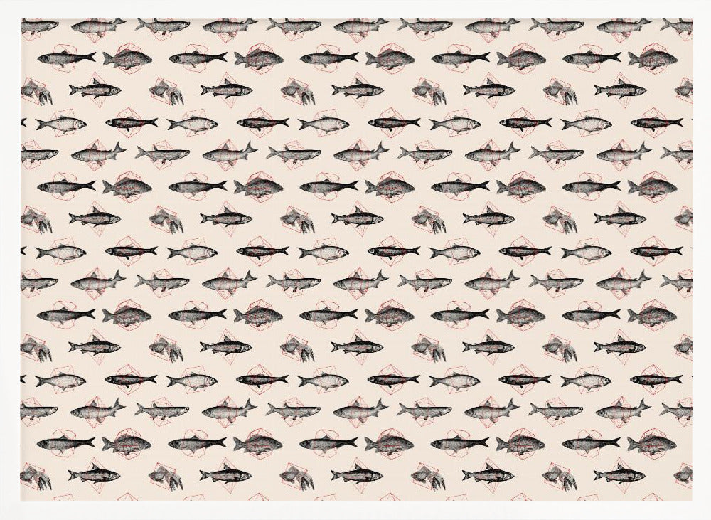 Fish In Geometrics Nº1 Poster