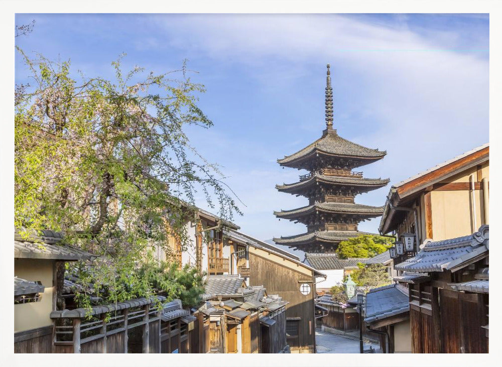 Yasaka Pagoda in historic Kyoto Poster