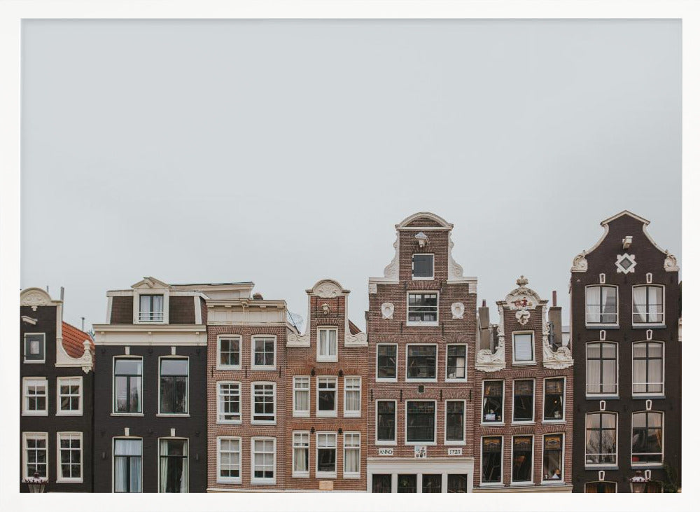 Amsterdam Houses Poster