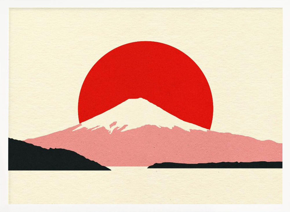 Fuji Sun Poster